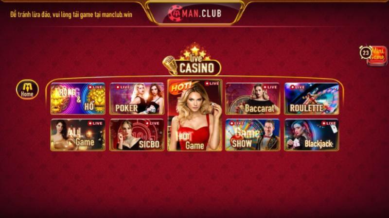 Cách chơi tại Manclub Casino ăn tiền